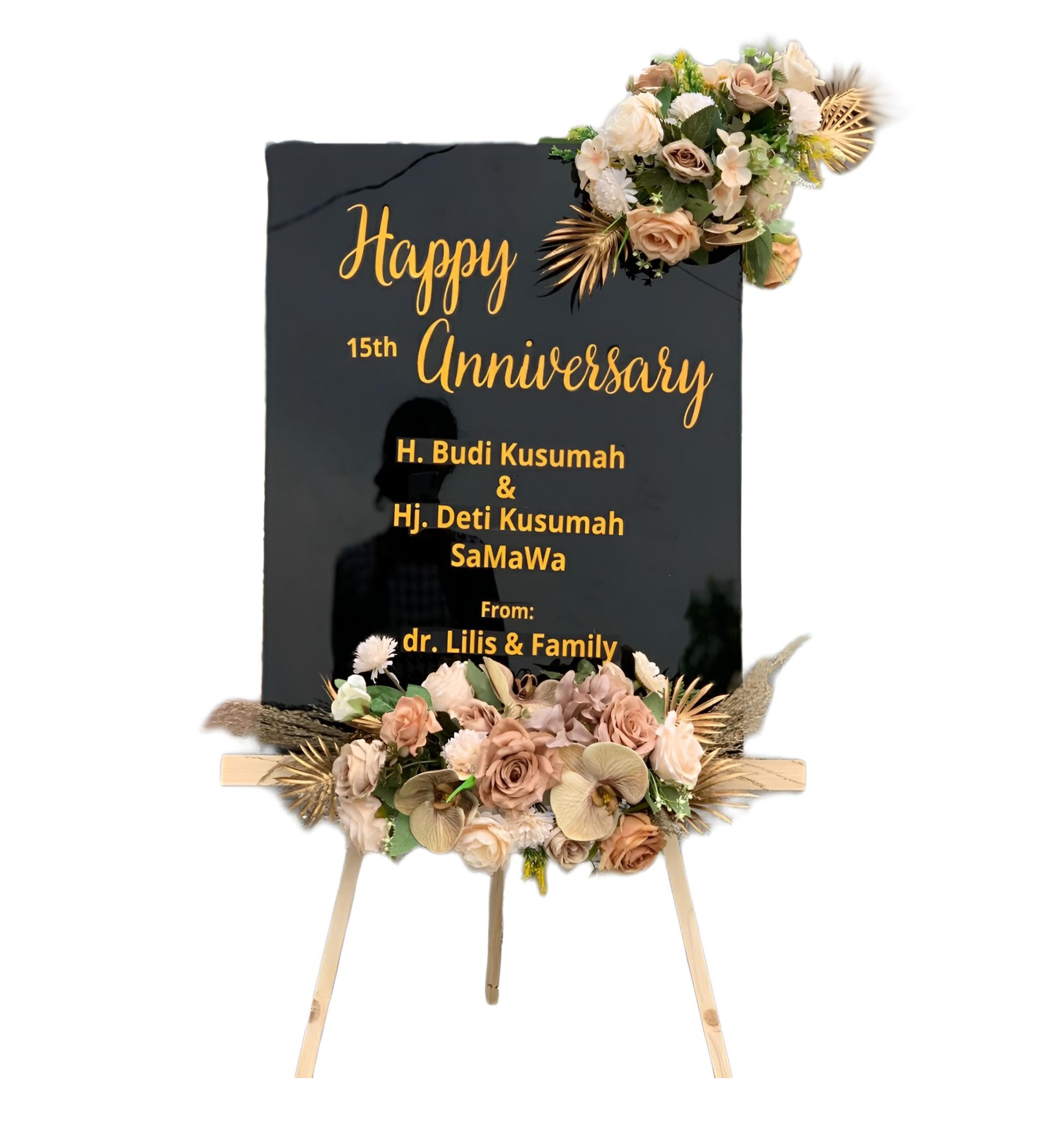 Papan Bunga Akrilik Kapetakan