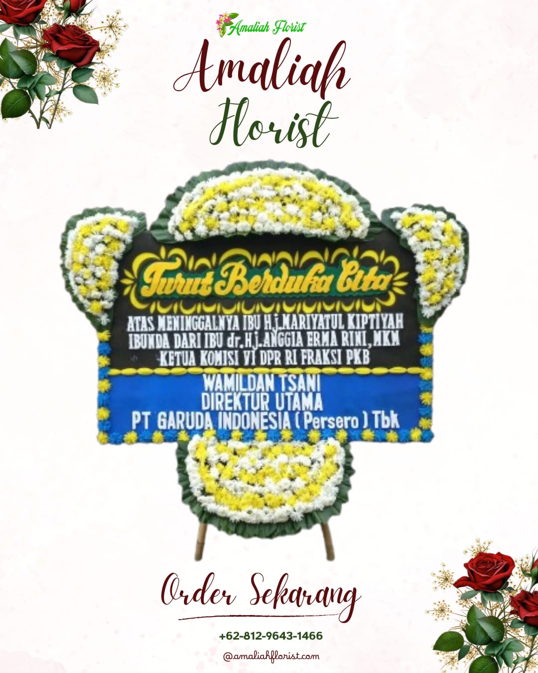 Papan Bunga Duka Kapetakan